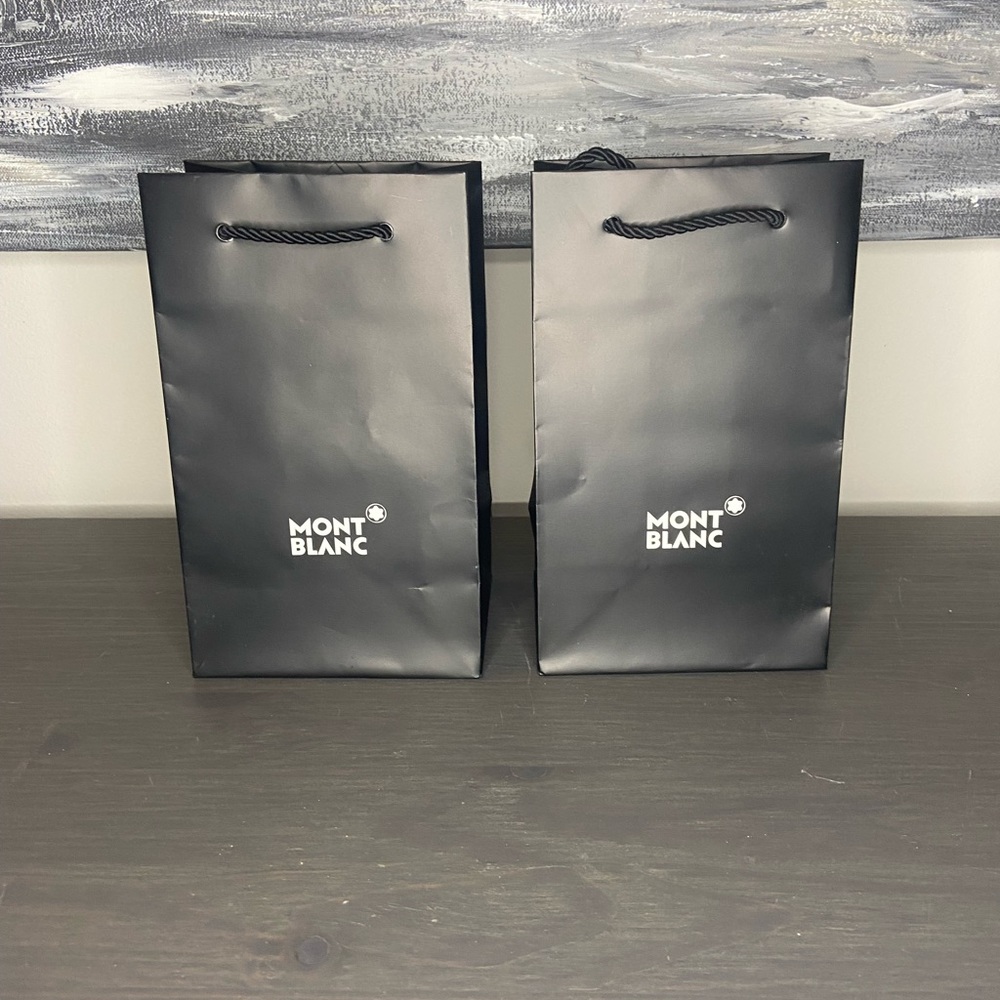 MONT BLANC Set of 2 small shopping bags